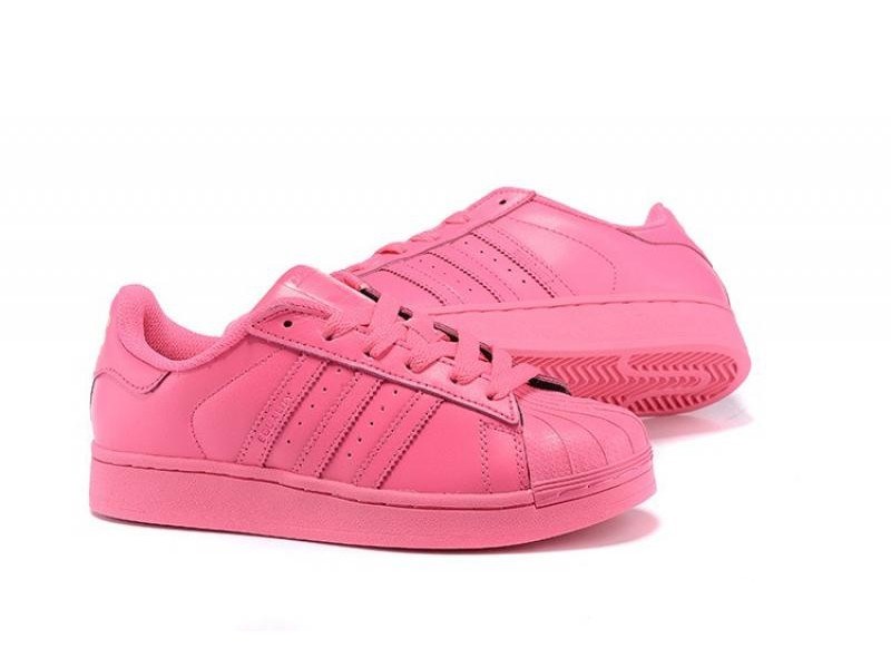 Pink superstar adidas clearance womens