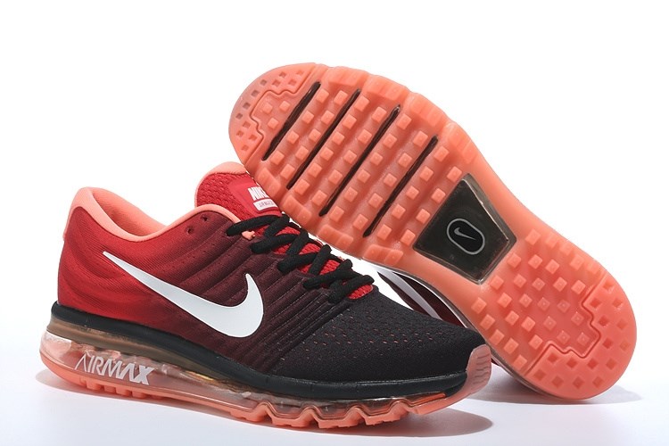 womens nike air max black and red