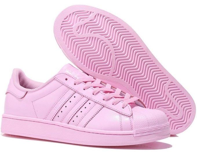 Кроссовки Adidas Superstar Women Supercolor Light Pink Светло-розовые.