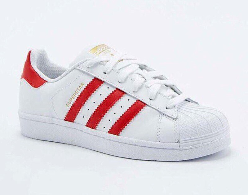 Купить женские кроссовки Adidas Superstar White Red в интернет-магазине  Smartkros за 3 390 руб.