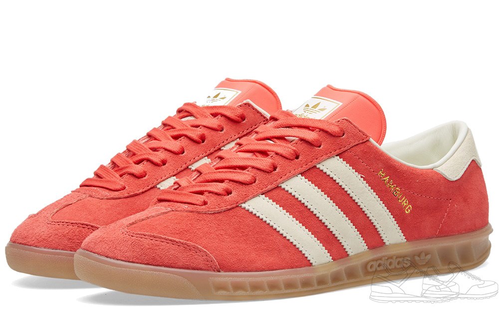 Adidas hamburg store white red