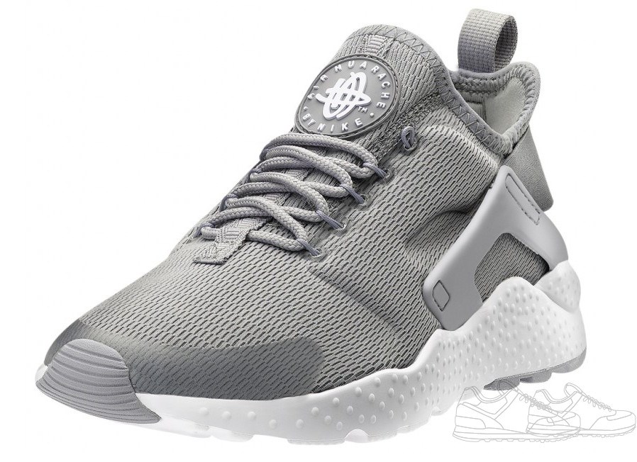 Nike air huarache 2025 ultra men's grey