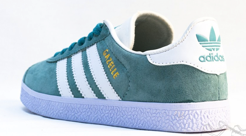 Adidas gazelle shop og petrol blue/green