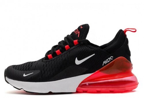 nike air max 270 black red and white