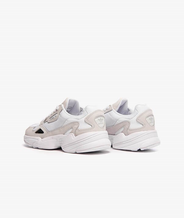 Adidas falcon discount white and black