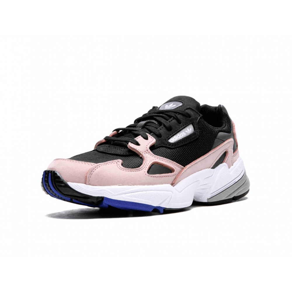 Adidas falcon w black pink on sale