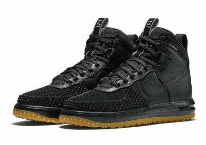 Кроссовки зимние Nike Air Force 1 High черные - купить по цене руб. в Москве