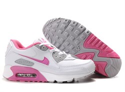  Nike Air Max 90 Women's White Pink - фото 16766