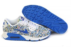 Nike Air Max 90 (2014 Flower Art Series Blue) - фото 16892