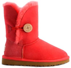 UGG BAILEY BUTTON RED - фото 17324