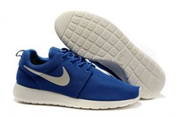 Nike Roshe Run Men's синие с белым (Euro 40-45) - фото 21998