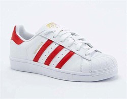 Adidas Superstar White Red - фото 22544