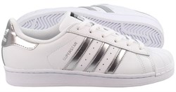 Adidas Superstar White Silver - фото 22591