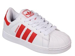 Adidas Superstar White Red - фото 22598