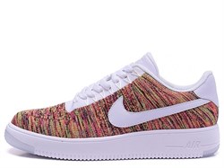 Nike Air Force 1 Flyknit Low White - фото 24555