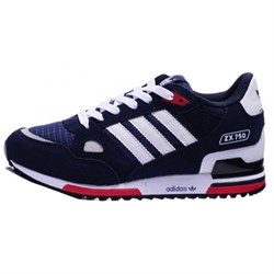 Adidas ZX 750 Blue Red White - фото 28620