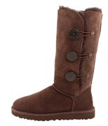 UGG BAILEY BUTTON TRIPLET CHOCOLATE