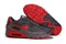 Nike Air Max 90 HYP Suede Dark Grey Red - фото 16553