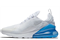 Nike Air Max 270 White Blue - фото 26199