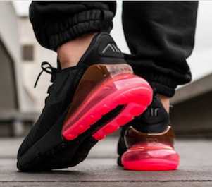 nike air max 270 hot punch black